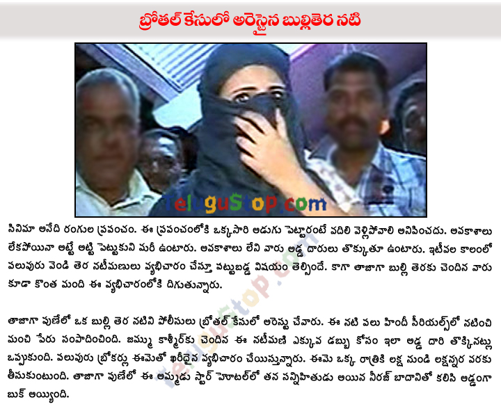 Tv Artist Arrested In Prostitution Case - 