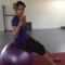  Spotted: Manchu Lakshmi Sweating In Gym-TeluguStop.com
