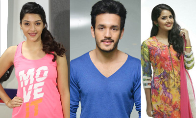  Akhil To Romance Two Beauties?-TeluguStop.com
