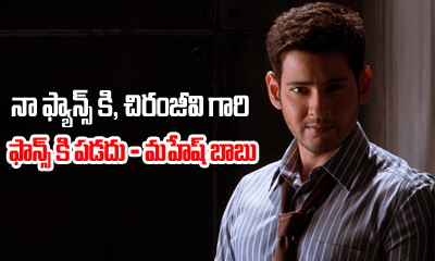  Mahesh Talks About Fan Wars Between His And Mega Fans-TeluguStop.com