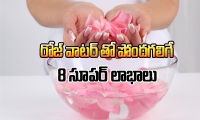  8 Biggest Advantages Of Rose Water-TeluguStop.com