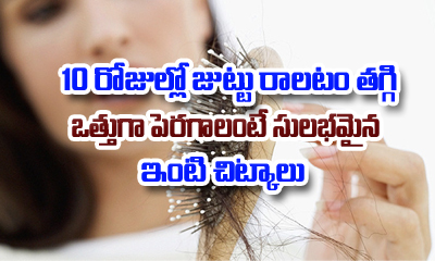How To Treat Hair Fall At Home How To Treat Hair Fall At Home-TeluguStop.com