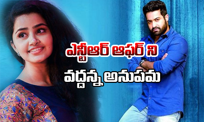  Anupama Rejects Ntr’s Offer?-TeluguStop.com