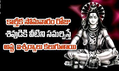  Offering Things To Lord Shiva In Karthika Masam-TeluguStop.com