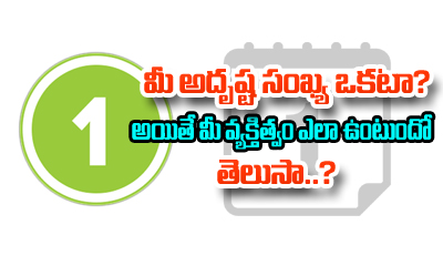  Name Numerology Number 1 Meaning-TeluguStop.com