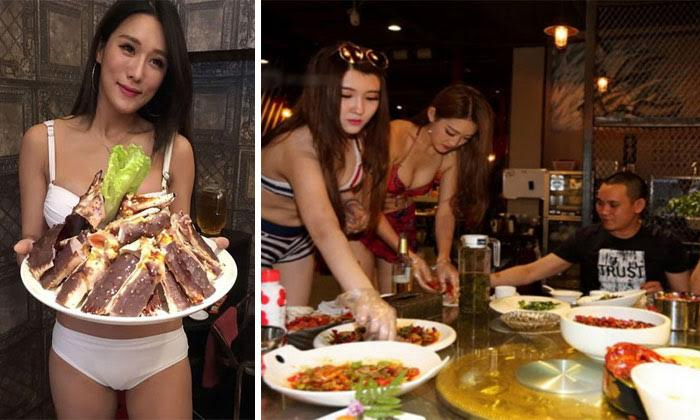  Chinese Restaurants With Bikini Clad Waitresses-TeluguStop.com