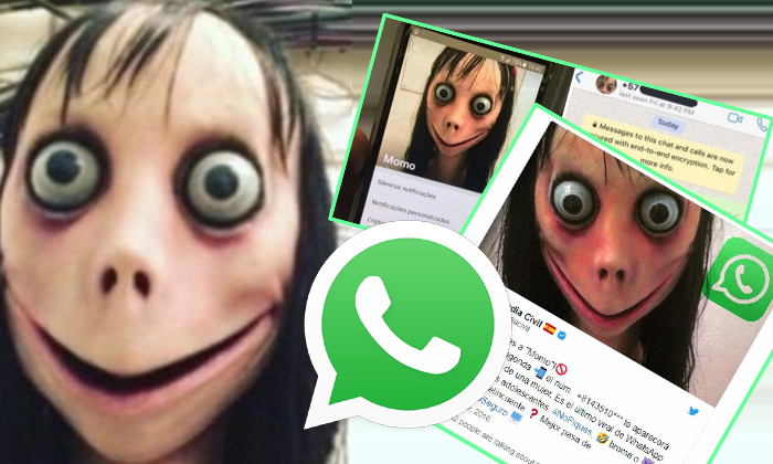  Dont Let Your Kids Near Momo Suicide Challenge On Whatsapp-TeluguStop.com