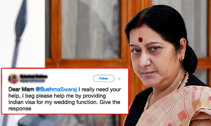  Sushma Swaraj Helps Nris Trough One Tweet-TeluguStop.com