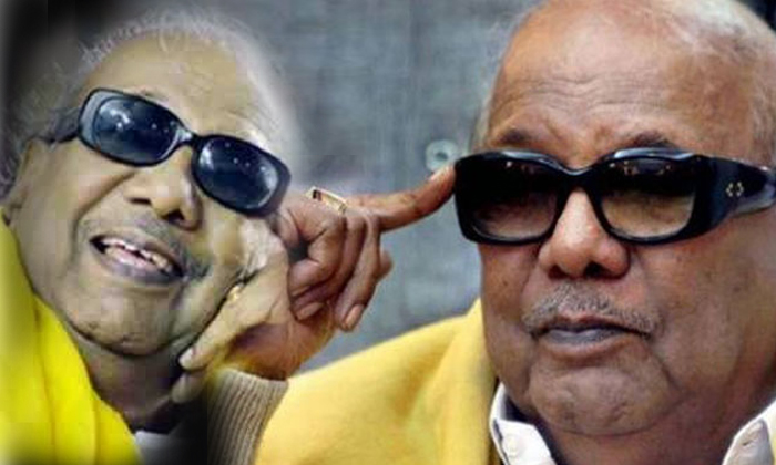 Why Does Karunanidhi Wear Black Always Goggles Why Does Karunanidhi Wear Black Always Goggles-TeluguStop.com