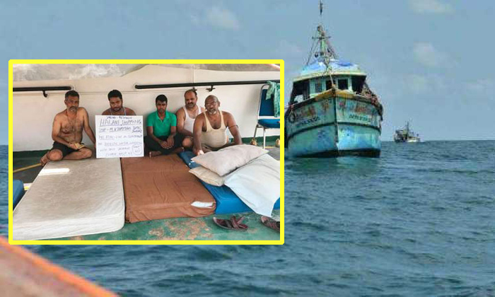  Indian Nri Fishermans Facing Problems At Panama Boat In Dubai-TeluguStop.com