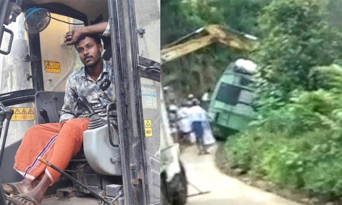  Jcb Driver Kapil Saves 80 Buss Passengers In Tamil Nadu-TeluguStop.com