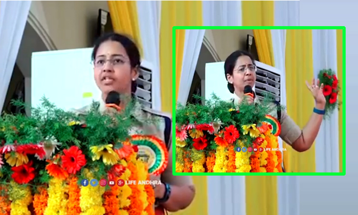  Sp Saritha Inspirational Speech Goes Viral In Social Media-TeluguStop.com