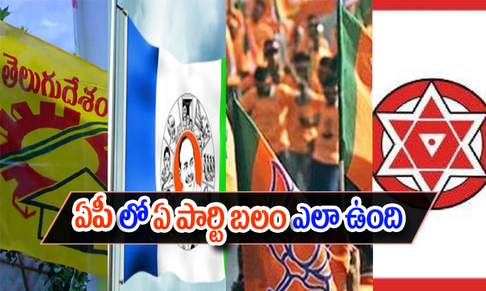  All Parties Strengths At Their Constituency In Andhra Pradesh-TeluguStop.com