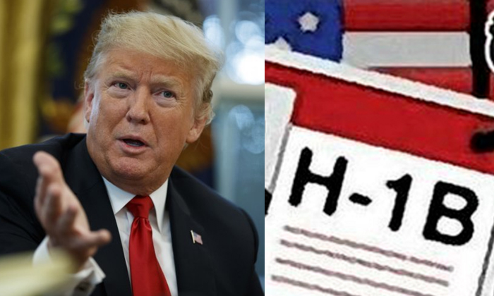  Trump Implements New Policy For H1b Visa-TeluguStop.com