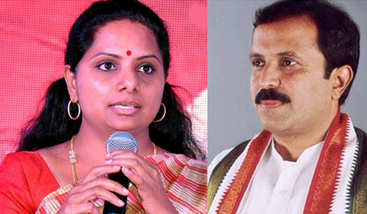  Mp Kavitha Send To Legal Notice From Madhu Yashki-TeluguStop.com