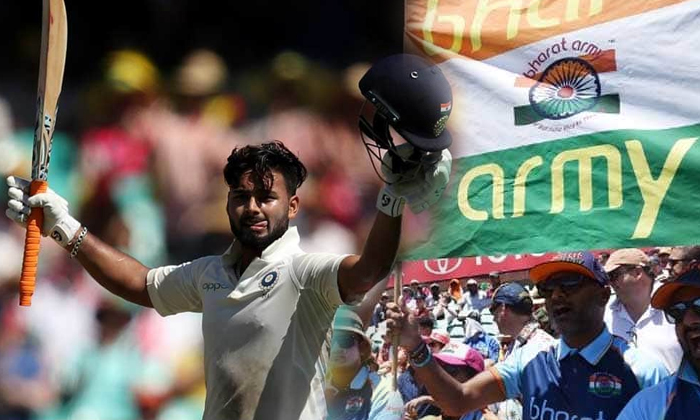  Bharat Army Comes Up With A Rishabh Pant Song To Troll Aussie Fans1-TeluguStop.com