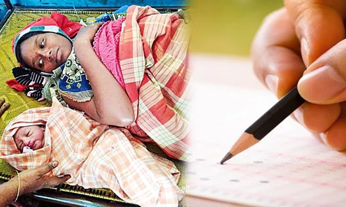  Pregnant Women Attend Dsc Exam Blessed A Baby Boy-TeluguStop.com