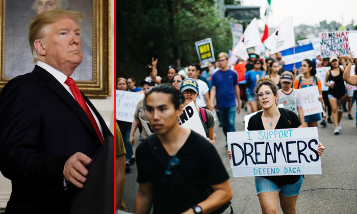  Trump About Dreamers Facilities In America-TeluguStop.com
