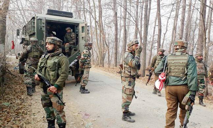  2 Terrorists Killed In Budgam Encounter-TeluguStop.com