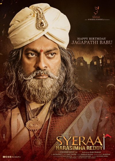  Jagapathi Babu New First Look In Syeraa Movie-TeluguStop.com