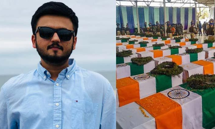  Nri Vivek Patel Raised 6 Crore For The Families Of Pulwama Martyrs-TeluguStop.com