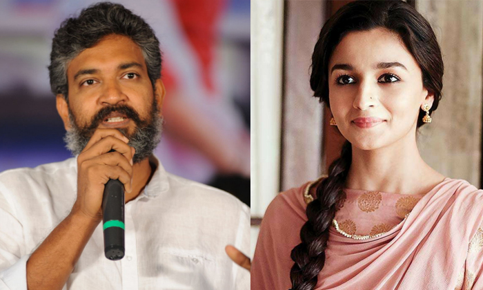  Rajamouli Taking Alia Bhatt For Hero Ram Charan In Rrr-TeluguStop.com