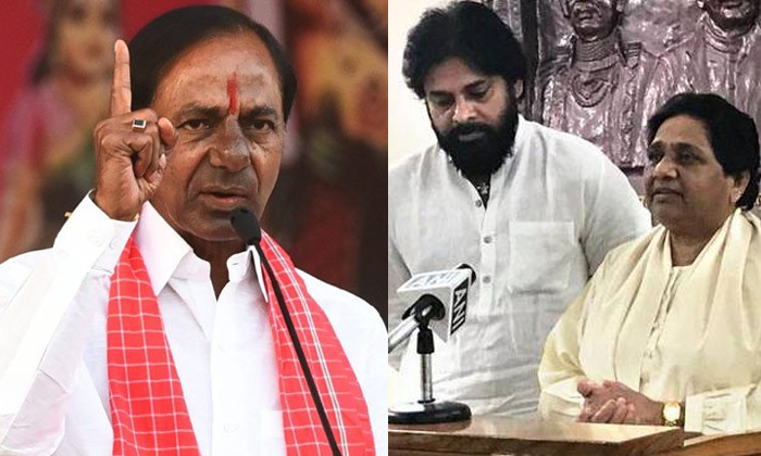  Kcr Going To Check To The Bsp And Janasena Tie Up-TeluguStop.com