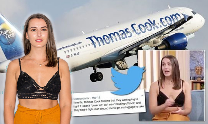  Thomas Cook Airlines Tells Passenger To Cover Up Or Leave Plane-TeluguStop.com