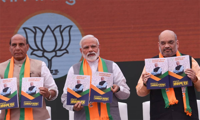  Bjp Election Manifesto Controversial In Kashmir Issue-TeluguStop.com