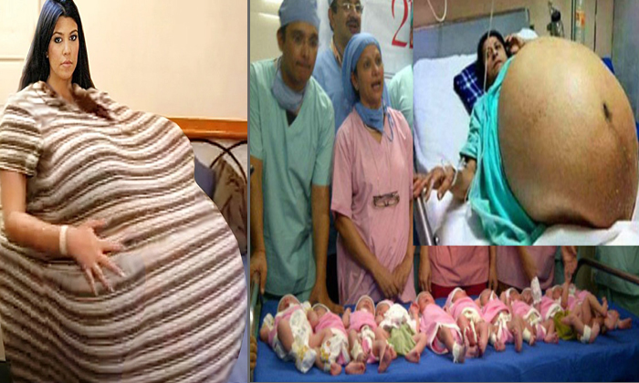  Breaking Woman Gives Birth To 17 Babies At Once-TeluguStop.com