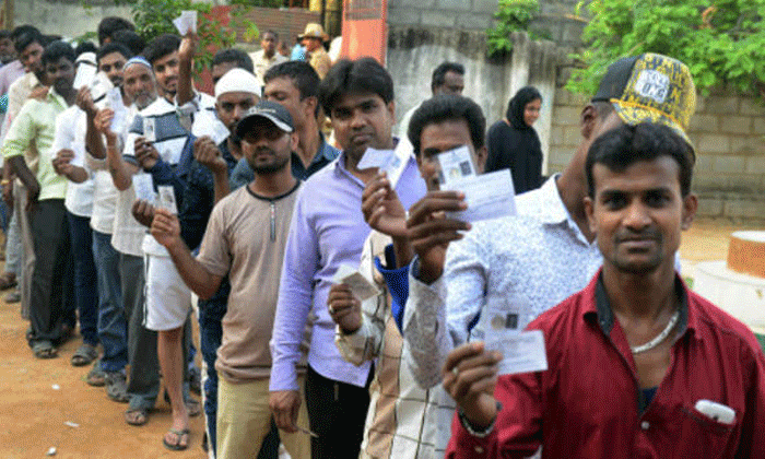  Election Polling Done In Two Telugu States-TeluguStop.com