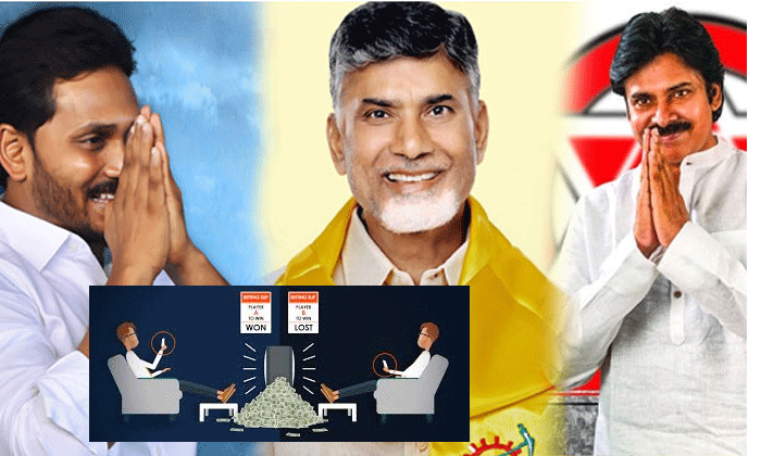  Political Bettings In Andhra Pradesh-TeluguStop.com