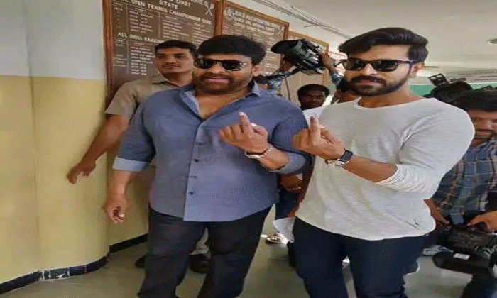  Tollywood Celebrities Participate Voting-TeluguStop.com