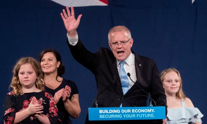  Australia Election Morrison Claims Victory In Miracle Win-TeluguStop.com