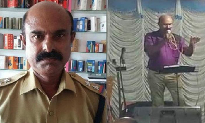 Kerala Cop Sings On Eve Of Daughters Wedding Collapses On Stage And Dies Kerala Cop Sings On Eve Of Daughters Wedding Collapses On Stage And Dies-TeluguStop.com