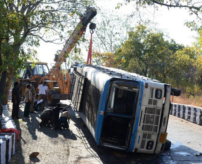  Bus Accident In Thirumala-TeluguStop.com