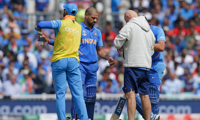  1dhawan Out From The World Cup-TeluguStop.com