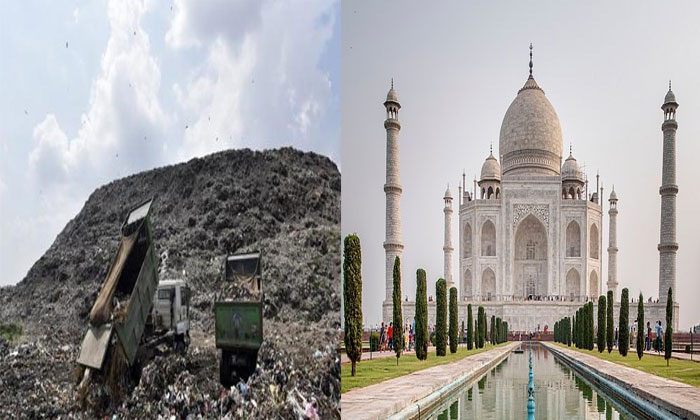  Indias Tallest Rubbish Mountain May Rise Higher Than Taj Mahal-TeluguStop.com