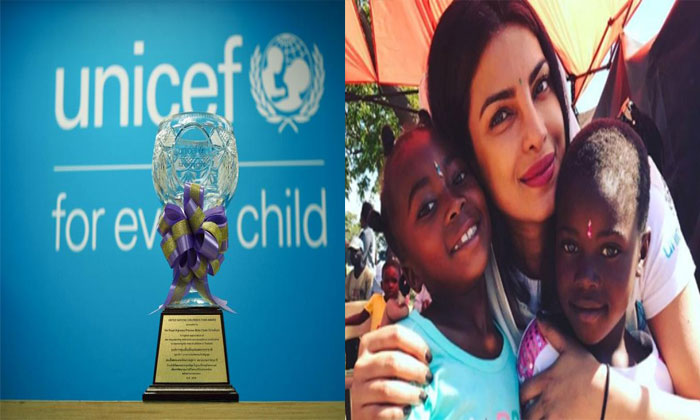  Priyanka Chopra Got Unicef Award-TeluguStop.com