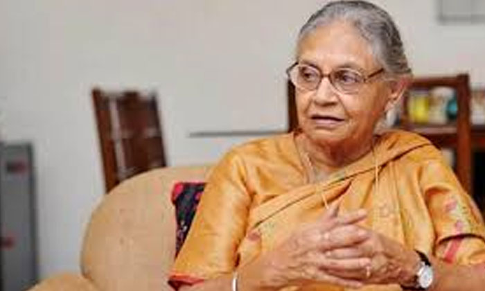  Delhi Ex Cm Sheila Dikshit Died1-TeluguStop.com