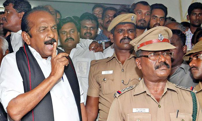  Mdmk Vaiko Sentenced To One Year Jail1-TeluguStop.com