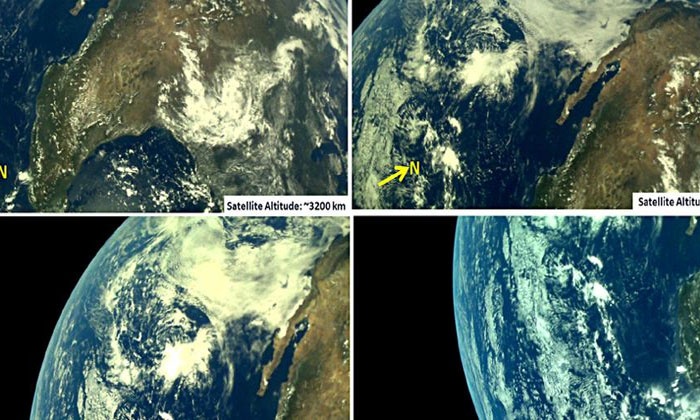  Isro Releases First Set Of Earth Pictures Captured By Chandrayaan 2-TeluguStop.com