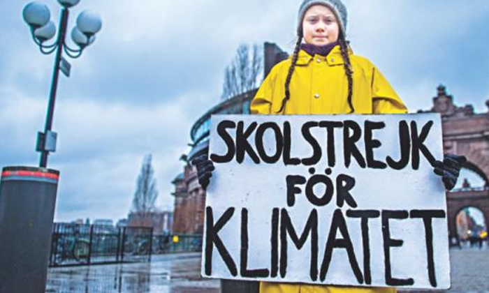  Greta Thunberg Fight For Climate Change-TeluguStop.com