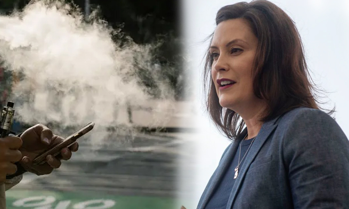  Michigan Governor Gretchen Whitmer Ban Sale Of Flavored E Cigarettes-TeluguStop.com