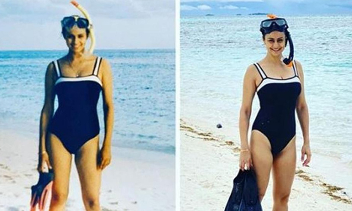  Gul Panags 20 Year Old Maldives Pic Stuns Netizens-TeluguStop.com