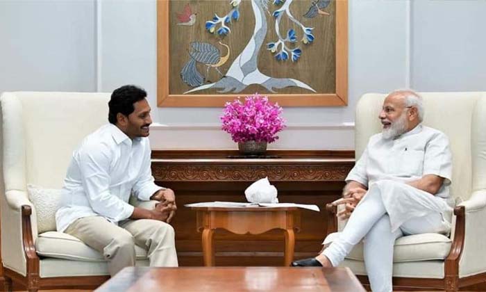  Ap Cm Jagan Meet In Narendra Modi Polavaram Project-TeluguStop.com