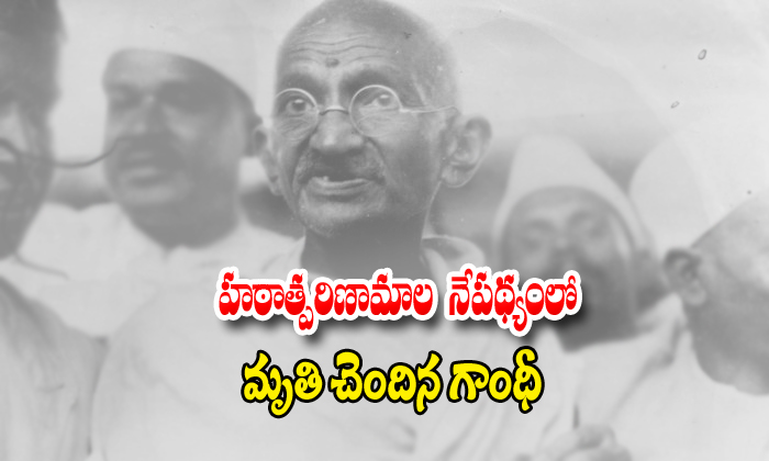  Mahatma Gandhi Died Due To Accidental Reasons-TeluguStop.com