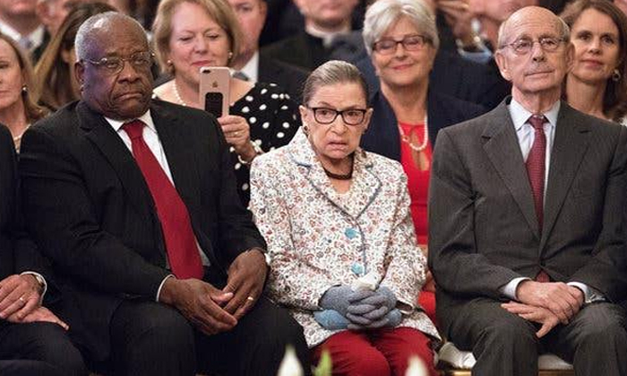  Us Justice Ruth Bader Ginsburg Admitted To Hospital-TeluguStop.com