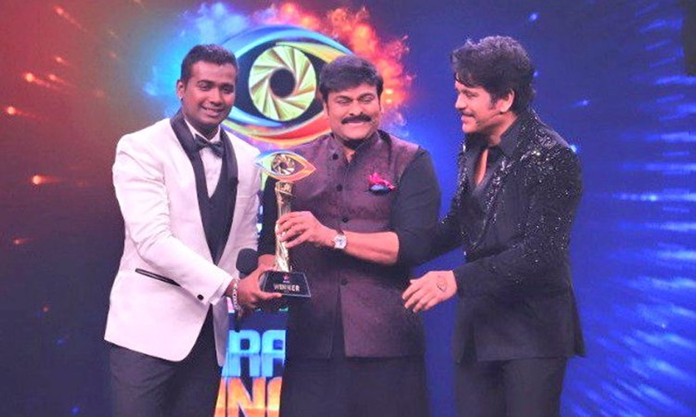 Telugu Chiranjeevi, Rahul Sipligunj, Srimukhi, Varun Sandesh-