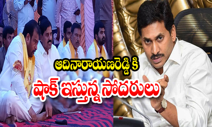  Adinarayana Reddy Brothers Join Ysrcp-TeluguStop.com